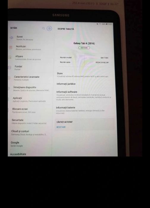 Tabletă samsung Tab A6 fără SIM preț fix