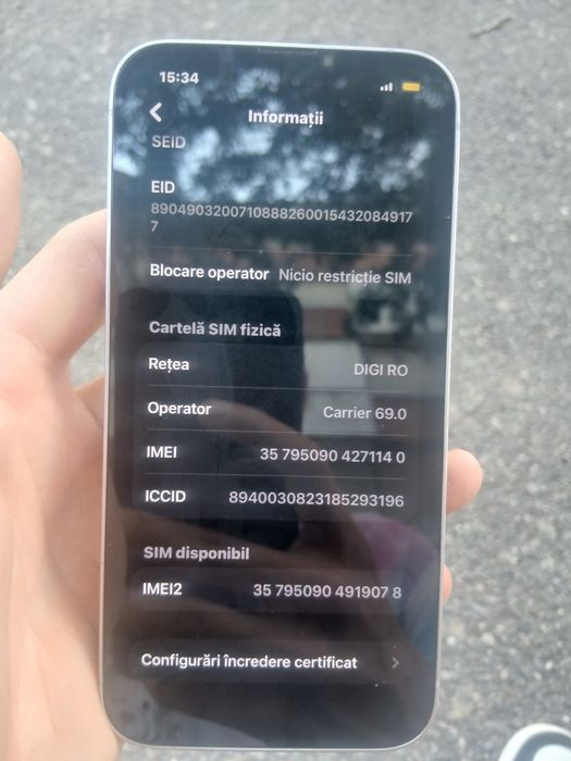 Vand iphone 14 mov