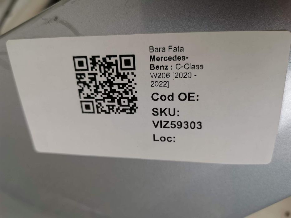 Предна броня Мерцедес-Бенц Ц-Клас / Mercedes-Benz C-Class W206 [ - ] О