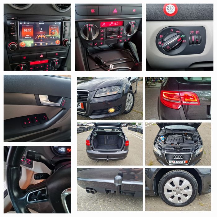 Audi A3 * 2.0 TDI - 140 CP * Euro5 * 2010 * Navi , Klimă , Led , Jante * Import Germania * IMPECABILĂ
