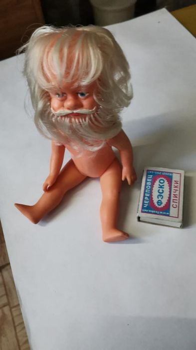 Кукла пупс ГДР СССР  санта клаус  70 е г