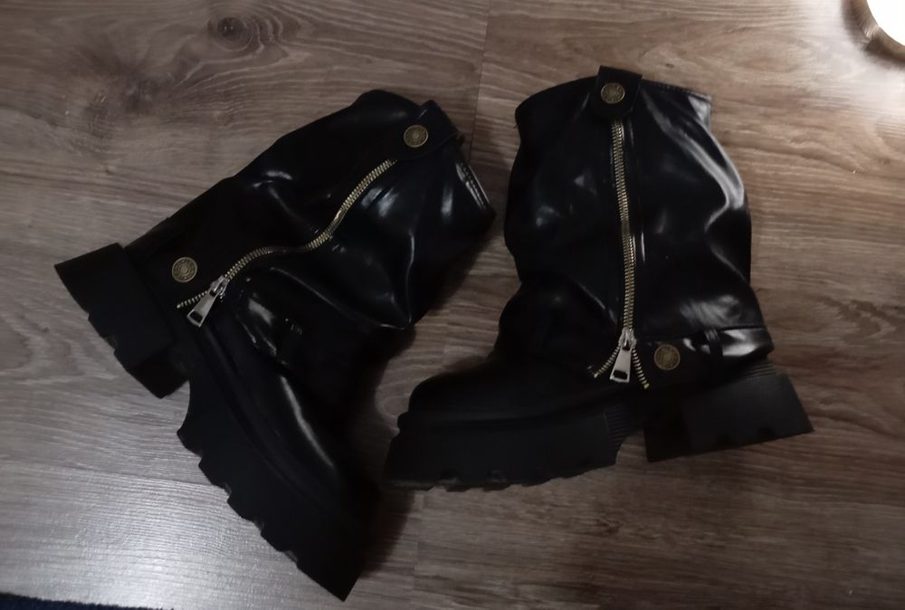 Ботинки с гетрами