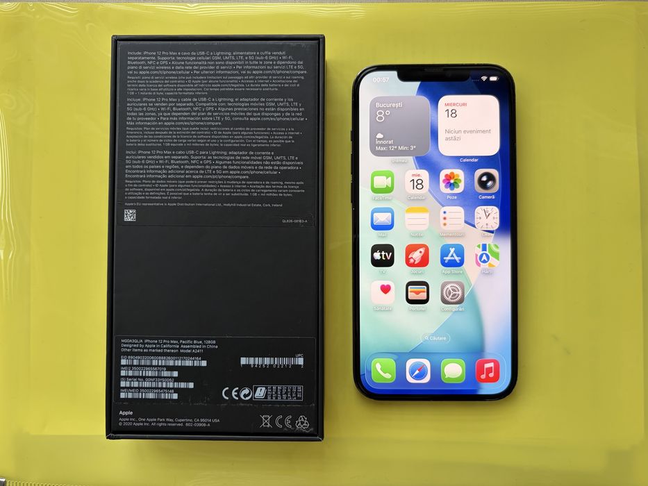 Iphone 12 Pro Max Albastru Pacific