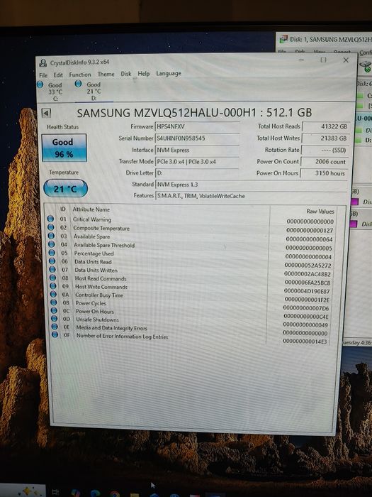 Vând SSD Samsung PM991 512GB Nvme M2 Transport 15 lei!