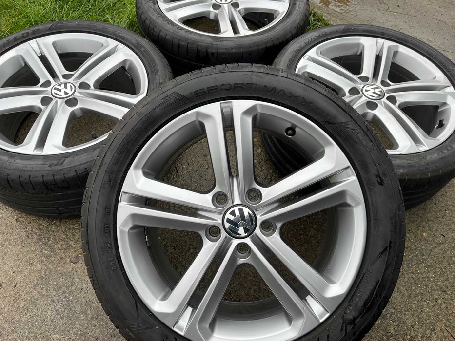 Jante VW Passat R Line 17 Golf Jetta Touran Caddy anvelope 235/45ZR17