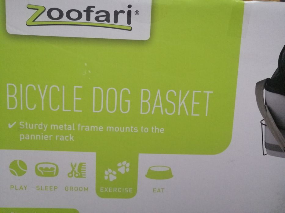 Cos căței bicicleta zoofari/geanta transport / patut catei