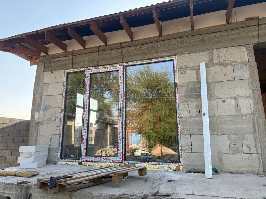 Пластик  Алюминий окно и двери балкон