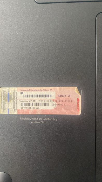 Продам Ноутбук HP windows 7