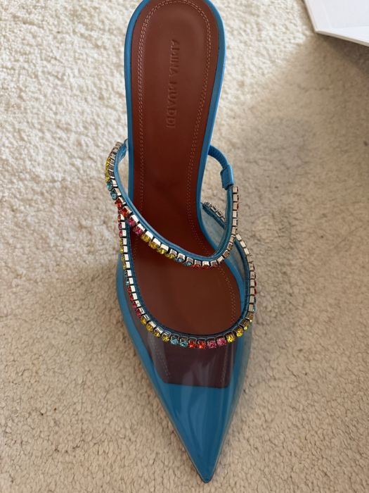 Обувки- Amina Muaddi оригинал