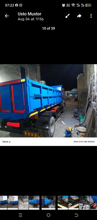 Isuzu самосвал кузувлар ясаб берамиз