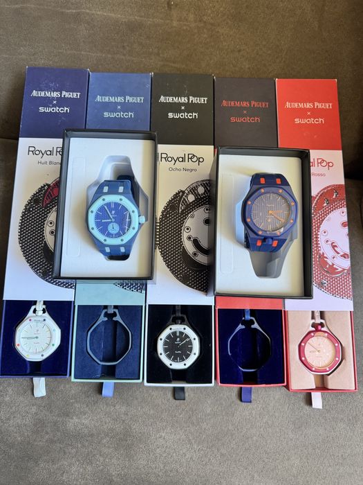 Audemars Piguet x Swatch Royal Pop + каишка
