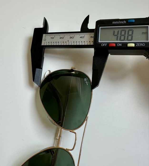 Ray Ban RB3025 Aviator 58мм/Arista Gold/Оригинални G-15 зелени лещи – Като нови