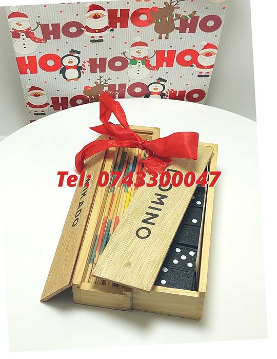 Pachet Cadouri  Joc Marocoo mikadoSi Domino  Transport Gratuit