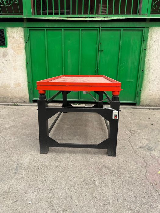 Вибростол для брусчатки, тротуарная плитка, еврозабор