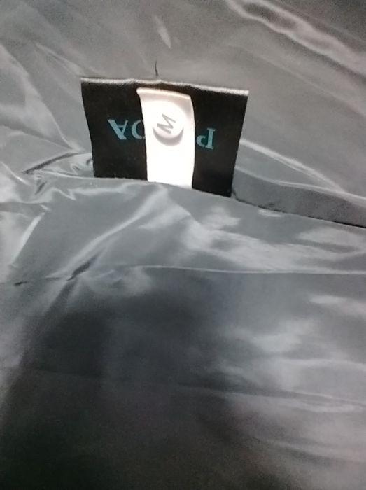 Пуховик серый Prada