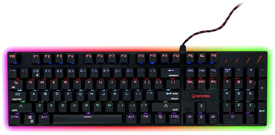Геймърска ЛЕД клавиатура Battletron Gaming Keyboard