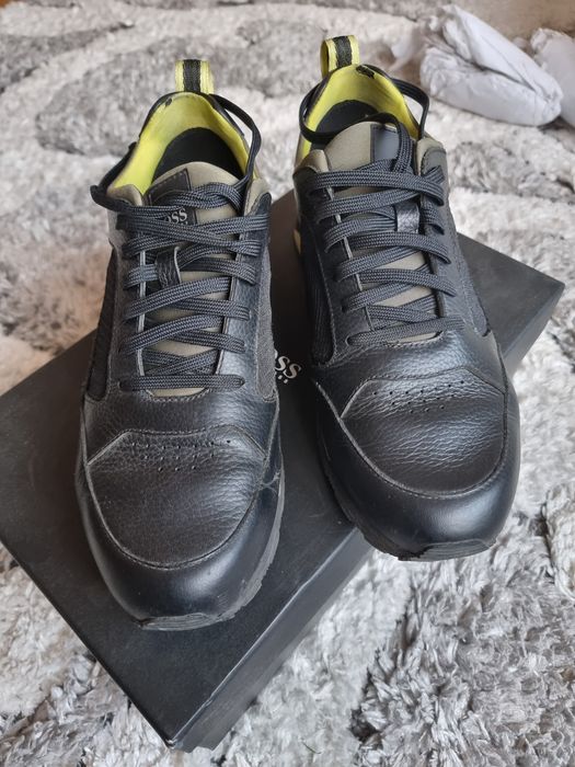 Încălțăminte adidasi casual bărbați Hugo Boss piele naturala, marimea 42