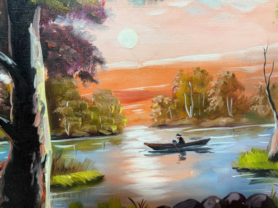 tablou vechi pictat pe panza in ulei pictura in ulei tablou vechi ulei