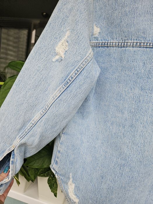 Джинсовая куртка рубашка Zara
