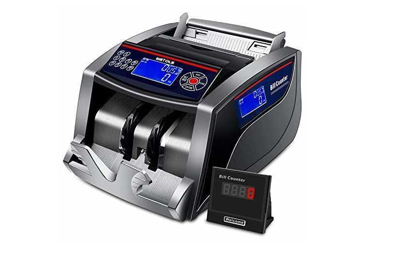 Банкнотоброячна машина с UV и MG проверка, външен дисплей, 1000 банкноти/мин – професионален модел