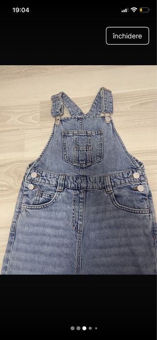 Salopeta jeans Next fetite