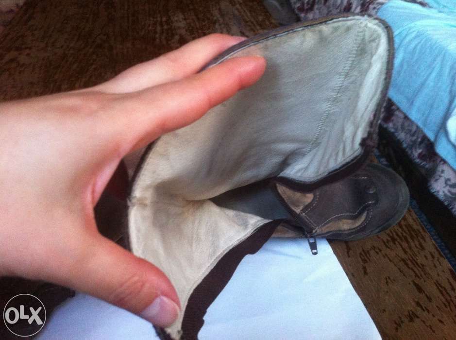 cizme "ikks" nr. 32 (int. 21 cm), piele int/ext, pt. fetite