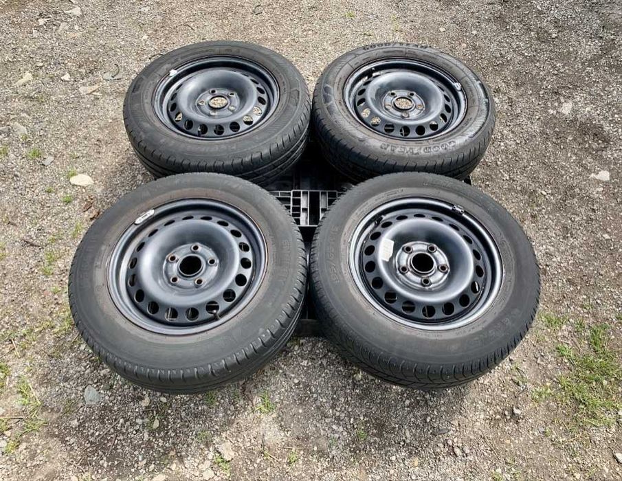 4бр.ДЖАНТИ+ГУМИ 15 5x112-Vw Caddy,Golf 6,Touran,Skoda,Seat,Audi