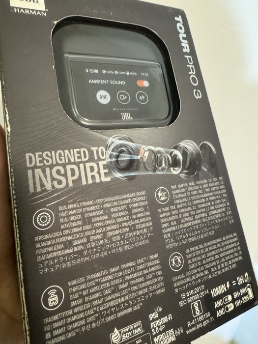 Casti JBL Harman Tour Pro 3 True Wireless Bluetooth Noise Cancelling