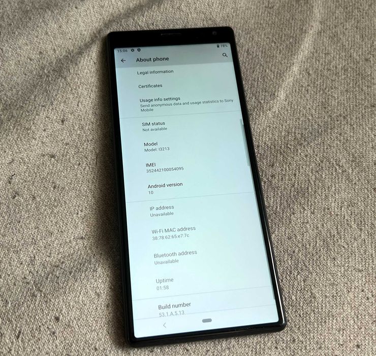 Telefon Sony Xperia 10 Plus 64GB 6.5 LCD Full HD Octa-Core RAM 4GB