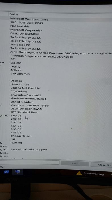 PC AMD Athlon Phenom 2  8Gb RAM, 1Gb Video