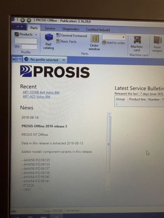 Tester Volvo VOCOM Camioane+Laptop Dell 5490 cu PTT 2.8.241, Impact Ro