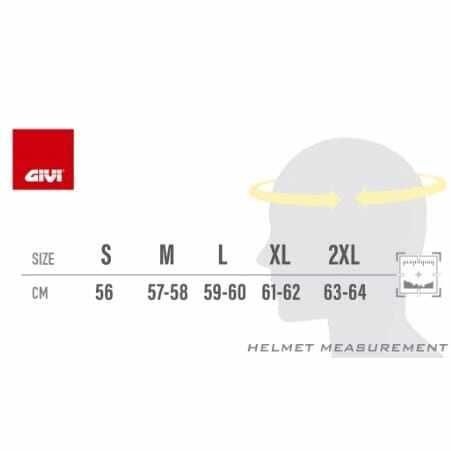 Мотокрос каска за мотор  GIVI H601 Invert 2.0 2025 XL 61-62 ,XXL 63-64