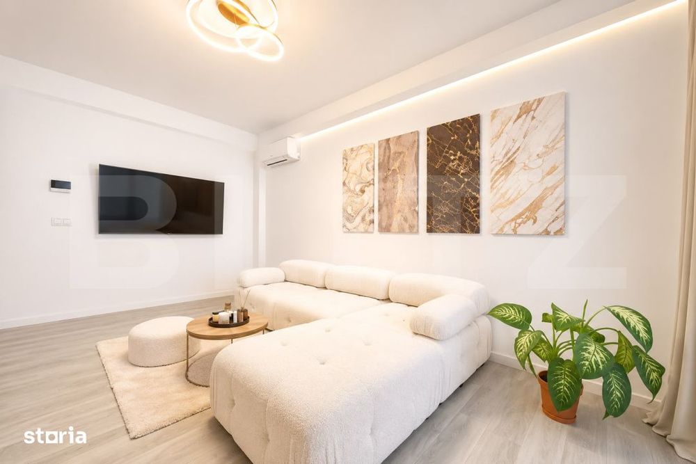 Apartament 2 camere, 54 mp, complet mobilat utilat, parcare inclusa, z — fotografia 1