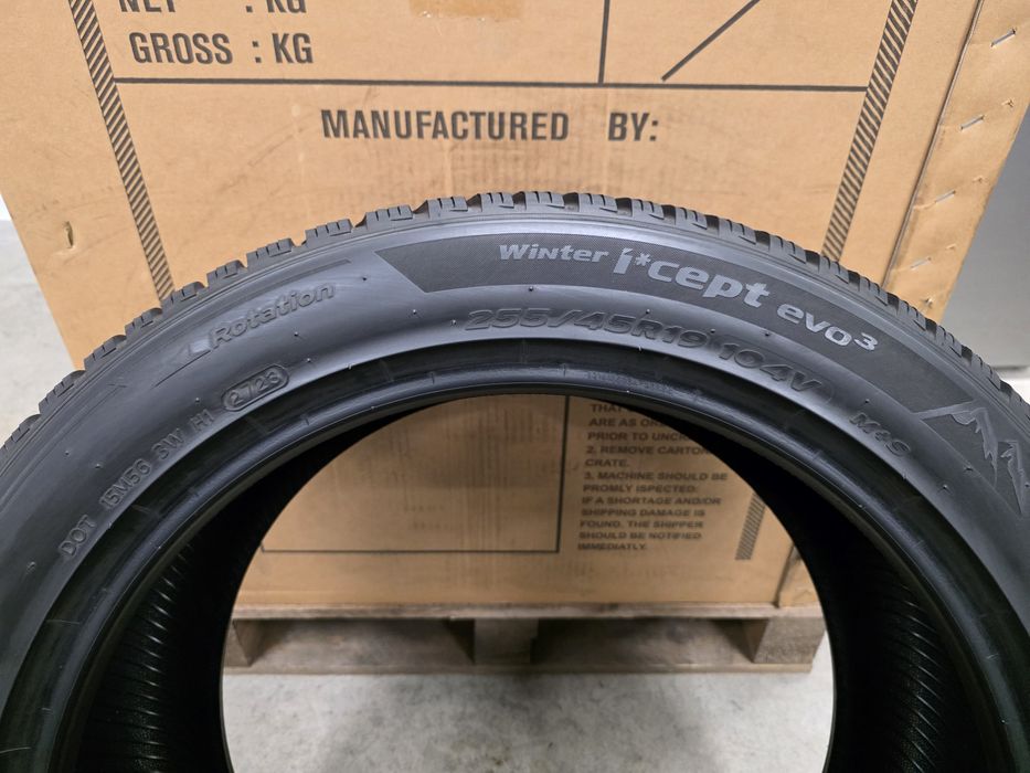 255/45/19 & 285/40/19 4бр.Hankook Winter-Неразличими от НОВИ-DEMO-KOREA