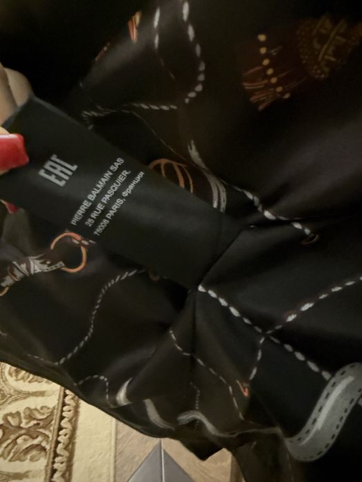 Куртка кожанная Balmain новая