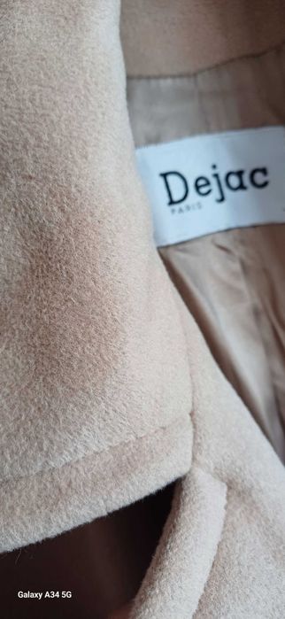Френско палто,кашмир на марката "Dejac"