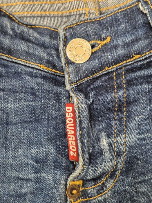 Дамски дънки с плитка талия