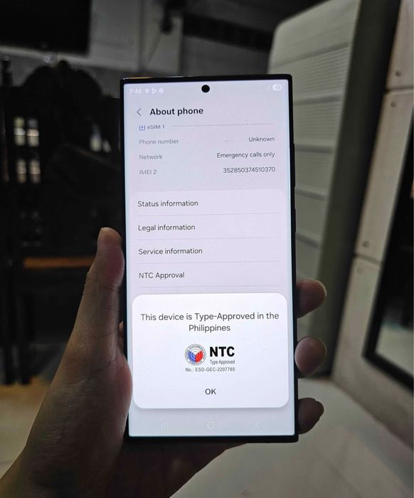 Samsung S23 ULTRA de 256 GB ca NOu cu 96 % Bateria