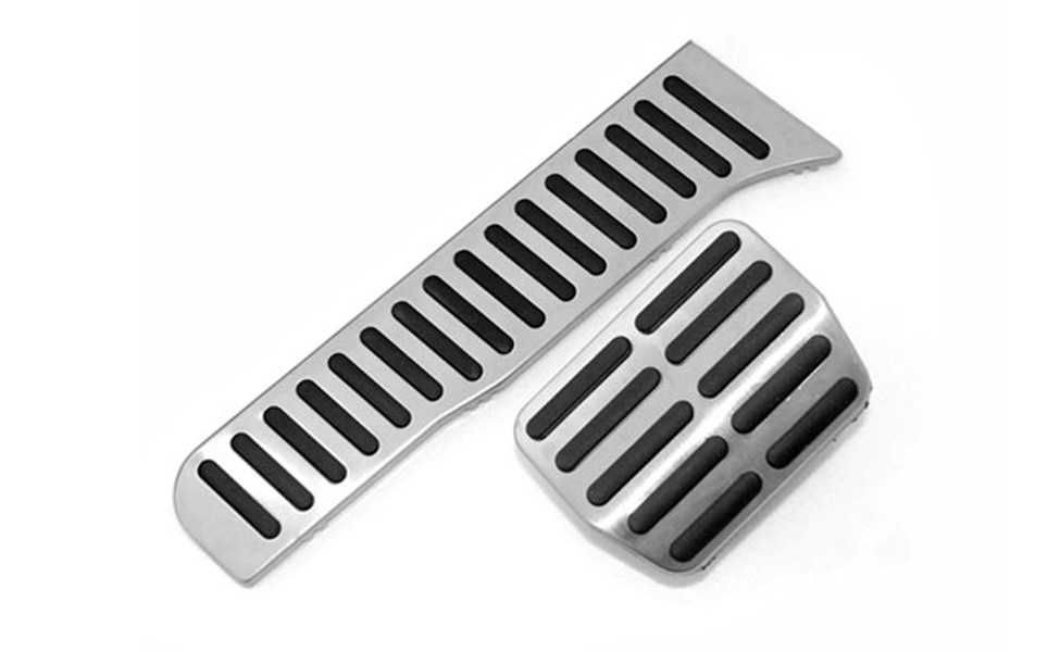Ornamente INOX pedale si footrest - VW Golf 5 6, Octavia 2, Seat Leon