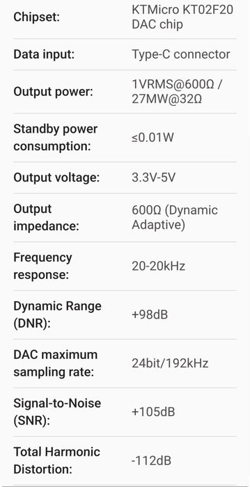 USB C -3.5mm TRN TE adaptor audio 3.5mm