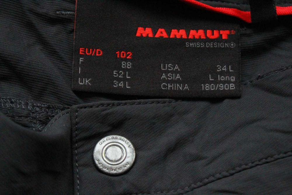 MAMMUT - мъжки летен туристически панталон, размер 52 Long