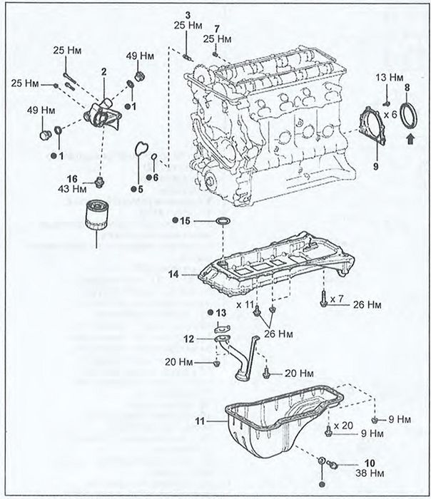 Двигатель 2,7 2tr fe на прадо