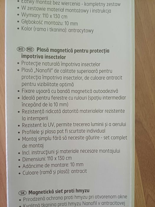 Plasa contra insecte Usa si geam