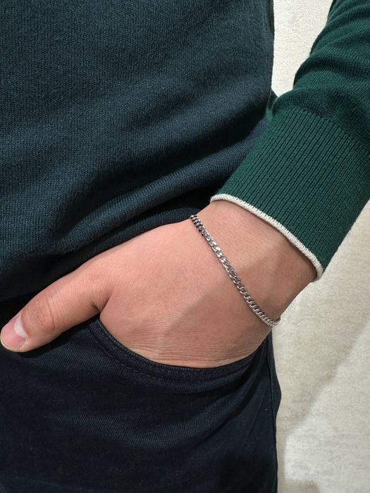 Серебряный шикарный браслет. Серебро 925 Классный подарок родным)