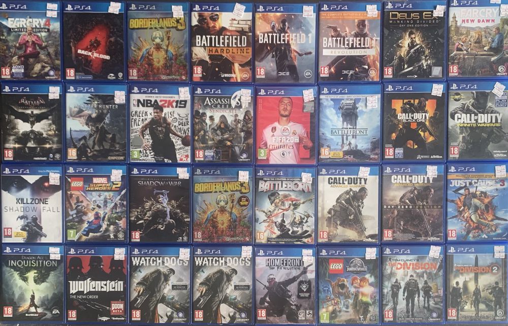 PS4/ Игри за Playstation 4/ИГРИ САМО -7.67€ за брой.