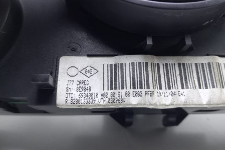 Panou comanda clima   8200133339 Renault Modus prima generatie