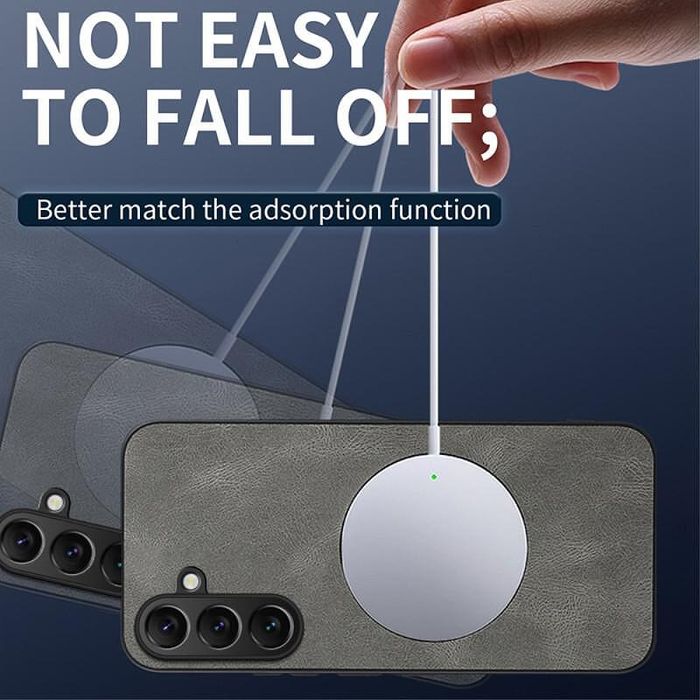 Стилен magsafe кейс за samsung galaxy s26+ plus - черен - със защита н