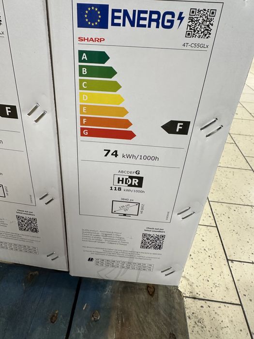 TV SHARP 55” 139 cm model 55GL-4060E