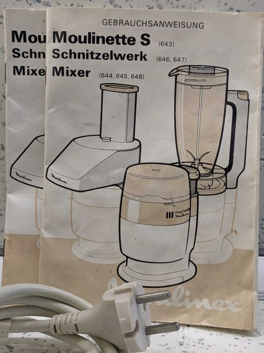 Moulinex Moulinette S - винтидж кухненски робот