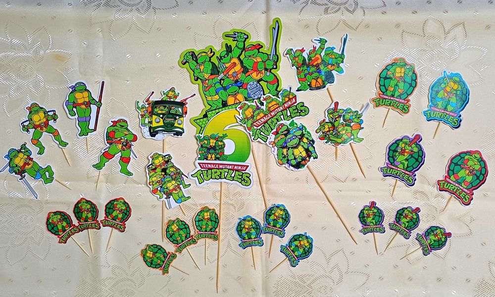 Украса/декорация/балони за детски рожден ден - Костенурките нинджа